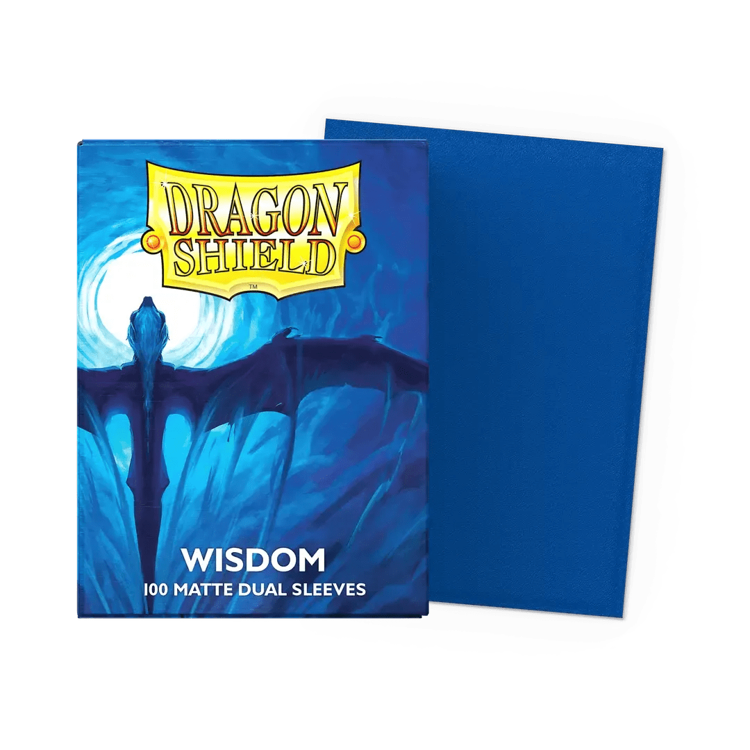 100 Dragon Shield Sleeves - Matte Dual Wisdom - El Duelista