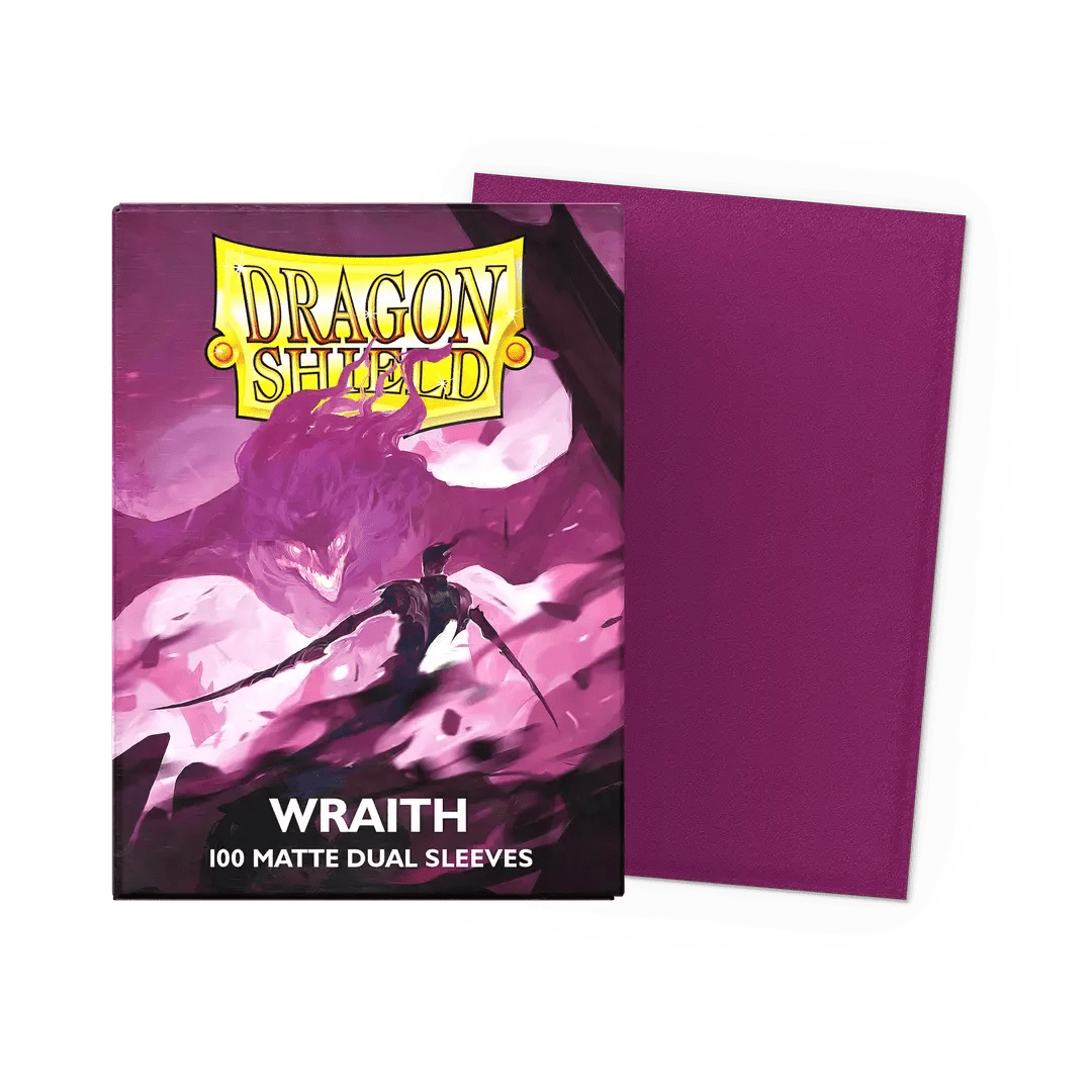 100 Dragon Shield Sleeves - Matte Dual Wraith - El Duelista