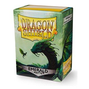 100 Dragon Shield Sleeves - Matte Emerald - El Duelista