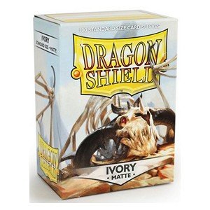 100 Dragon Shield Sleeves - Matte Ivory - El Duelista