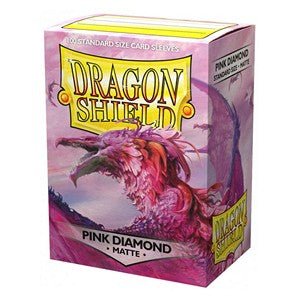 100 Dragon Shield Sleeves - Matte Pink Diamond - El Duelista