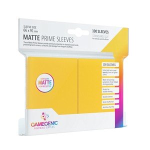 100 Gamegenic Matte Prime Sleeves (Yellow) - El Duelista