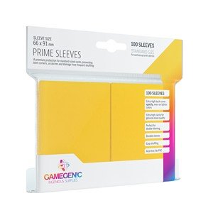 100 Gamegenic Prime Sleeves (Yellow) - El Duelista