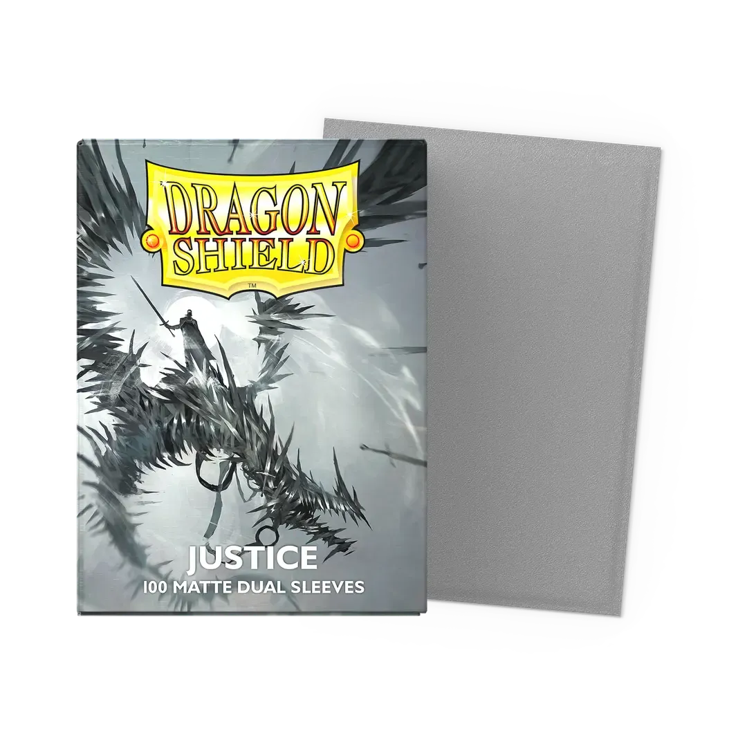 100 Dragon Shield Sleeves - Dual Matte Justice