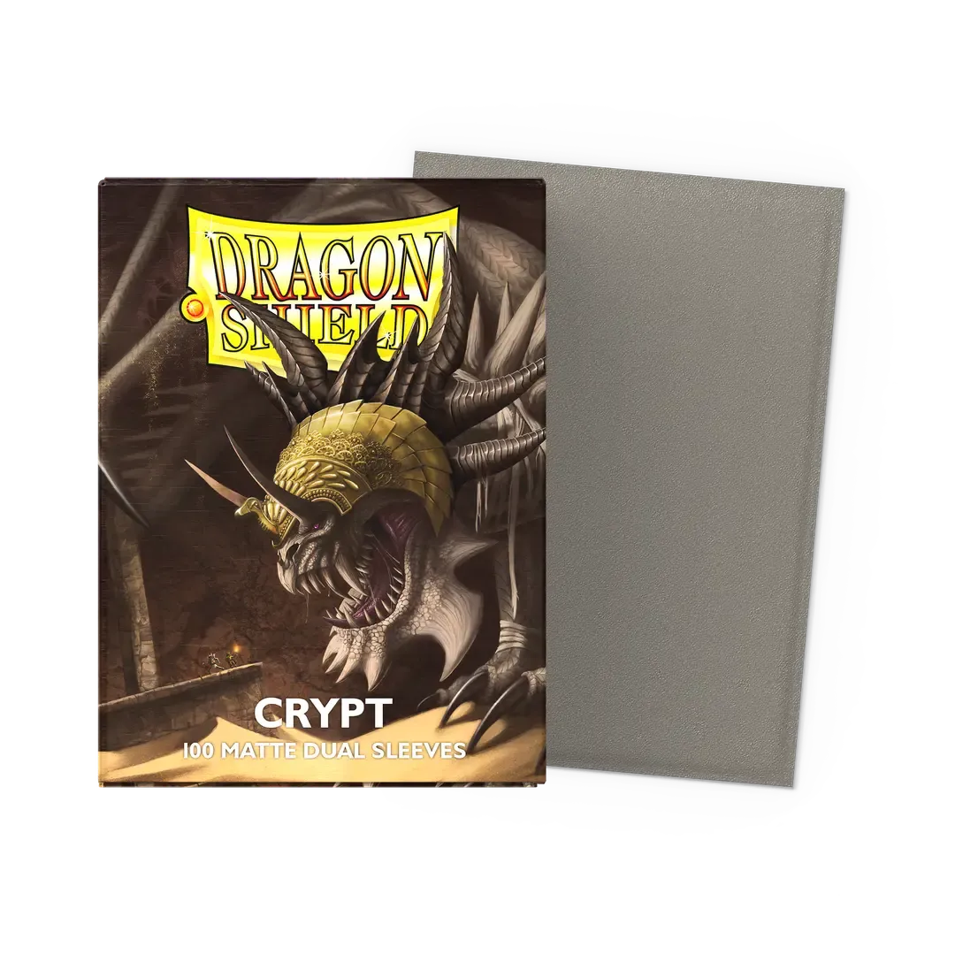 100 Dragon Shield Sleeves - Matte Dual Crypt