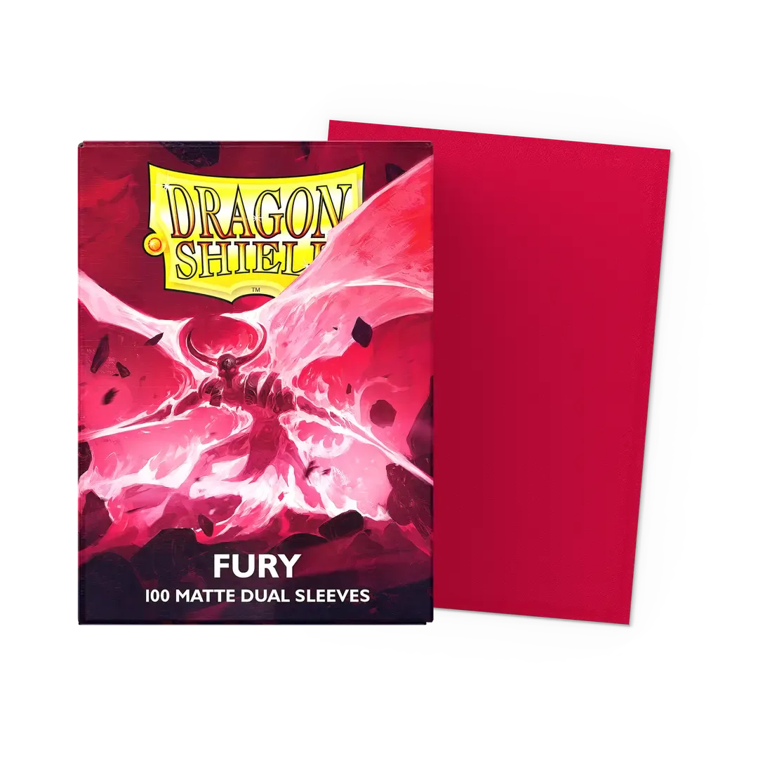 100 Dragon Shield Sleeves - Matte Dual Fury