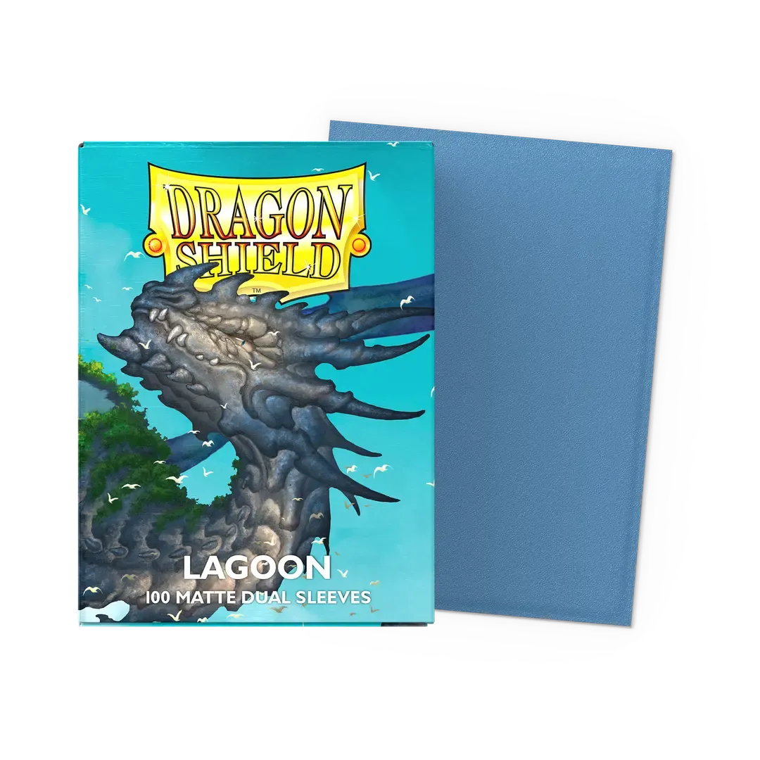 100 Dragon Shield Sleeves - Matte Dual Lagoon