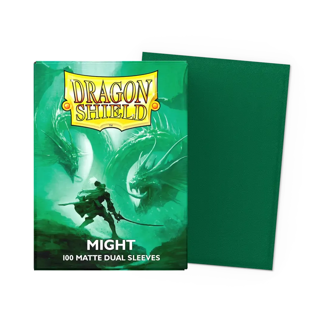 100 Dragon Shield Sleeves - Matte Dual Might