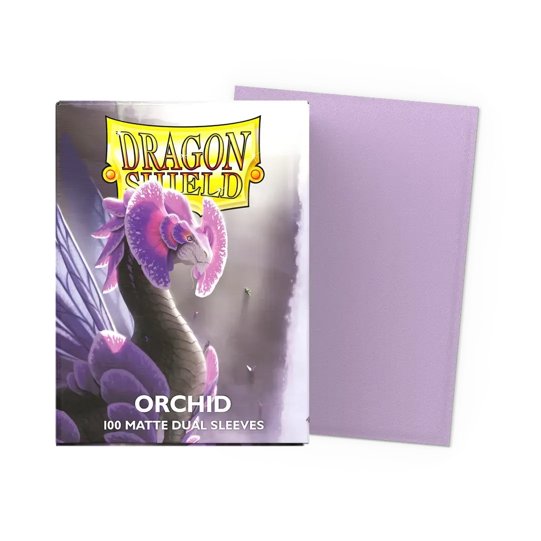 100 Dragon Shield Sleeves - Matte Dual Orchid
