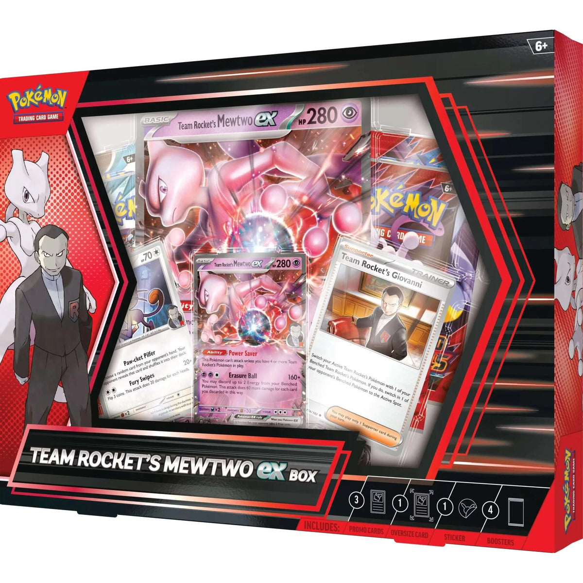 Pokémon TCG: Team Rocket's Mewtwo ex Box