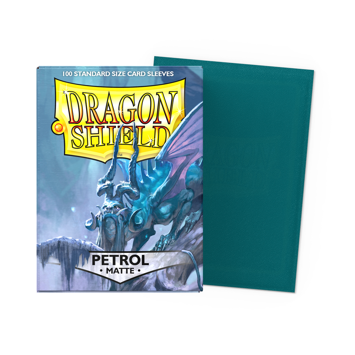 Fundas Dragon Shield Matte Petrol Standard (100 unidades), imagen oficial 1