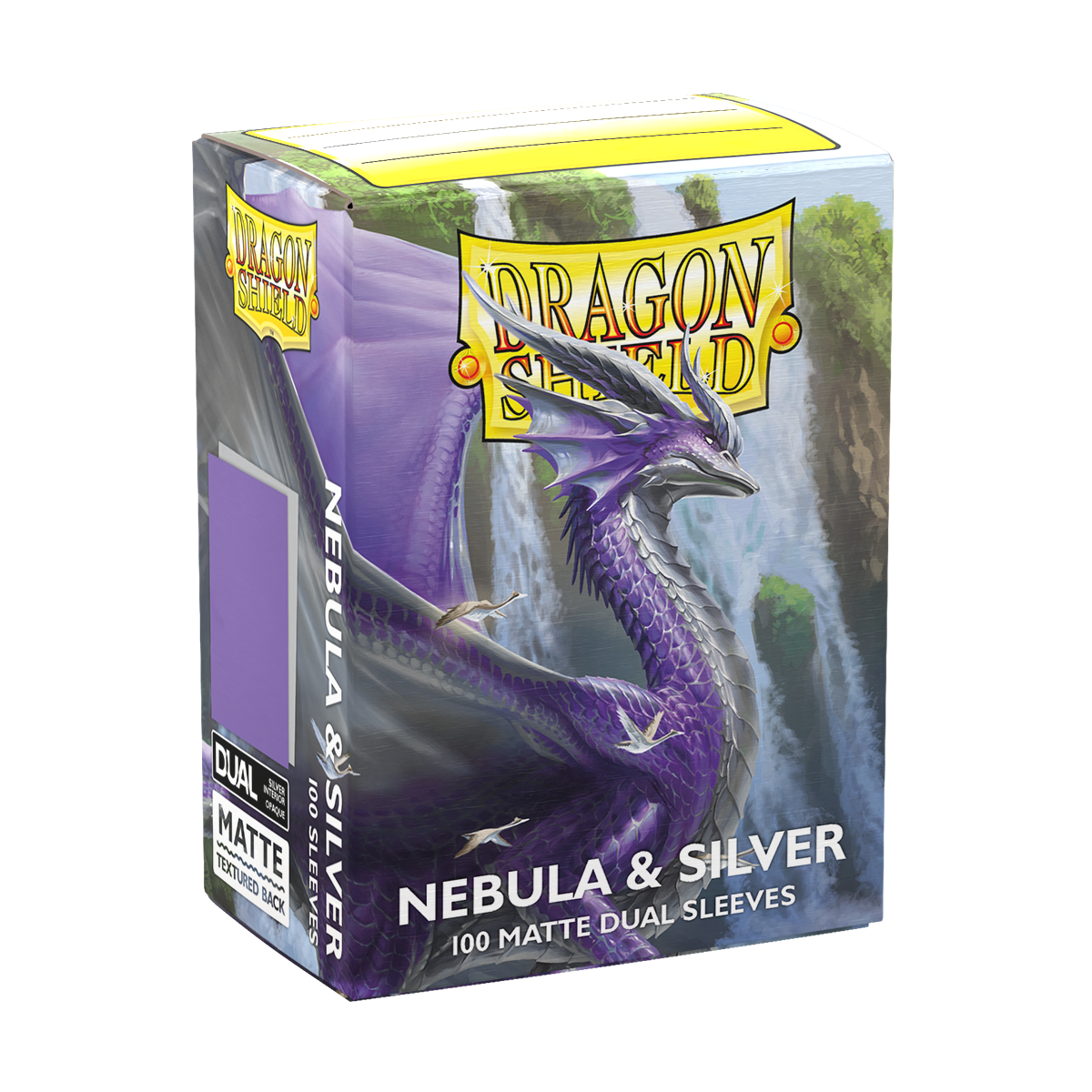 Fundas Dragon Shield Matte Dual Nebula & Silver Standard (100 unidades), imagen oficial 3