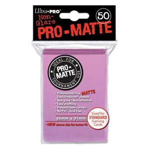 50 Ultra Pro Pro-Matte Sleeves (Pink)