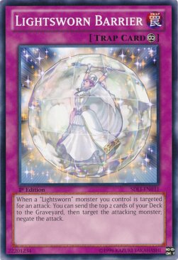 Lightsworn Barrier⁣ - Structure Deck: The Realm of Light⁣ (Common)⁣ [031]