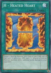 H - Heated Heart⁣ - Structure Deck: HERO Strike⁣ (Common)⁣ [028]