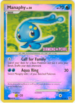 Manaphy Lv.20⁣ - Burger King DP Promos 2008⁣ (Promo)⁣ [DP 9]