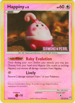 Happiny Lv.8⁣ - Burger King DP Promos 2008⁣ (Promo)⁣ [MT 52]