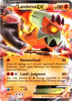 Landorus EX - Boundaries Crossed (Ultra Rare) [BCR-89]