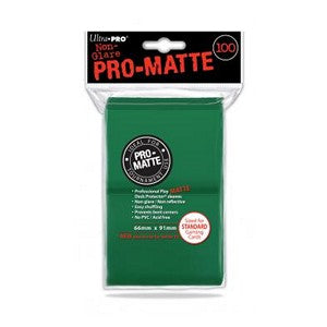 100 Ultra Pro Pro-Matte Sleeves (Green)