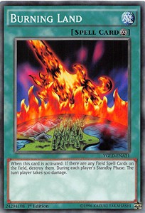 Burning Land⁣ - Yugi's Legendary Decks⁣ (Common)⁣ [A31]