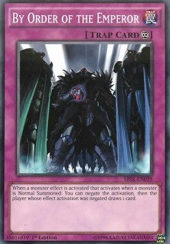 By Order of the Emperor⁣ - Structure Deck: Emperor of Darkness⁣ (Common)⁣ [039]