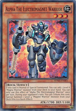 Alpha The Electromagnet Warrior⁣ - Structure Deck: Yugi Muto⁣ (Super Rare)⁣ [001]