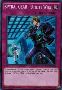 SPYRAL GEAR - Utility Wire⁣ - Raging Tempest⁣ (Super Rare)⁣ [088]