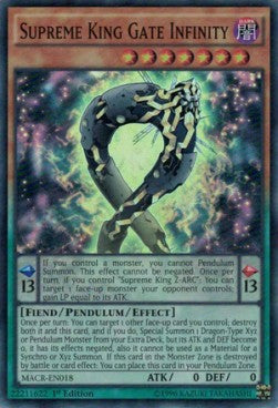 Supreme King Gate Infinity⁣ - Maximum Crisis⁣ (Super Rare)⁣ [018]