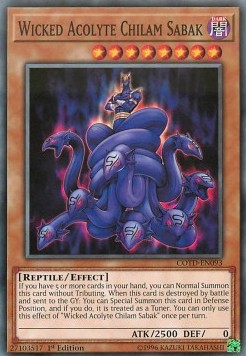 Wicked Acolyte Chilam Sabak⁣ - Code of the Duelist⁣ (Common)⁣ [093]