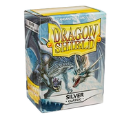 100 Dragon Shield Sleeves - Classic Silver