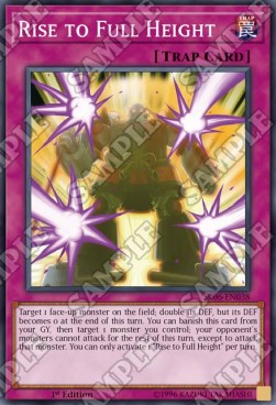 Rise to Full Height⁣ - Structure Deck: Lair of Darkness⁣ (Common)⁣ [038]