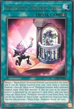 Abyss Script - Romantic Terror⁣ - Legendary Duelists: White Dragon Abyss⁣ (Rare)⁣ [047]
