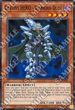 Destiny HERO - Diamond Dude⁣ - Legendary Hero Decks⁣ (Common)⁣ [A06]