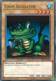 Toon Alligator⁣ - Speed Duel Starter Decks: Destiny Masters⁣ (Common)⁣ [C02]