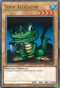 Toon Alligator⁣ - Speed Duel Starter Decks: Destiny Masters⁣ (Common)⁣ [C02]