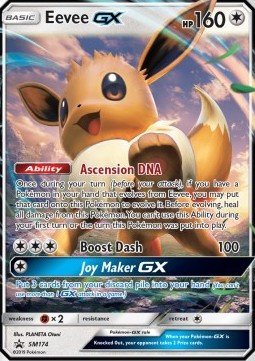 Eevee GX⁣ - SM Black Star Promos⁣ (Promo)⁣ [174]