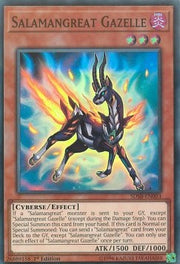 Salamangreat Gazelle⁣ - Structure Deck: Soulburner⁣ (Super Rare)⁣ [003]
