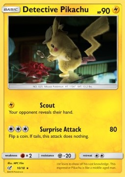 Detective Pikachu⁣ - Detective Pikachu⁣ (Rare)⁣ [10]