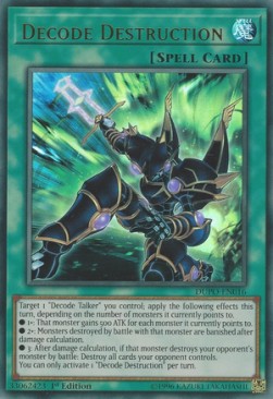 Decode Destruction⁣ - Duel Power⁣ (Ultra Rare)⁣ [016]
