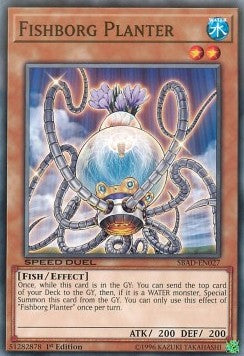 Fishborg Planter⁣ - Speed Duel: Attack from the Deep⁣ (Common)⁣ [027]