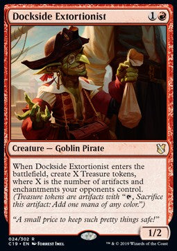 Dockside Extortionist⁣ - Commander 2019⁣ (Rare)⁣ [24]