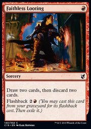 Faithless Looting⁣ - Commander 2019⁣ (Common)⁣ [140]