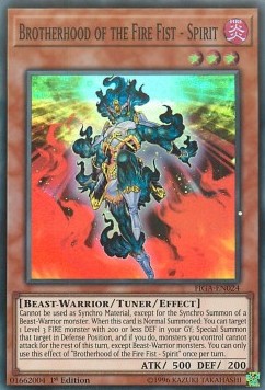 Brotherhood of the Fire Fist - Spirit⁣ - Fists of the Gadgets⁣ (Super Rare)⁣ [024]