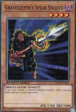 Gravekeeper's Spear Soldier - Speed Duel: Demo Deck (Common) [DEM5-007]