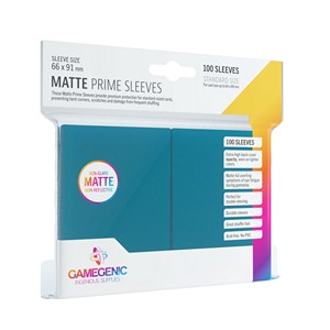 100 Gamegenic Matte Prime Sleeves (Blue)