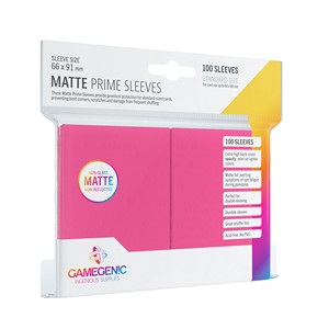 100 Gamegenic Matte Prime Sleeves (Pink)