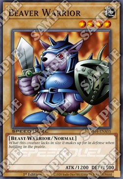 Beaver Warrior⁣ - Speed Duel Starter Decks: Match of the Millennium⁣ (Common)⁣ [A05]