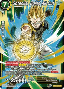 Gotenks, Going All-Out (V.1 - Super Rare) - Rise of the Unison Warrior (Super Rare) [BT10-110]
