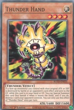 Thunder Hand⁣ - Rise of the Duelist⁣ (Common)⁣ [031]