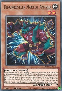 Dinowrestler Martial Ankylo⁣ - 2020 Tin of Lost Memories Mega Pack⁣ (Common)⁣ [104]